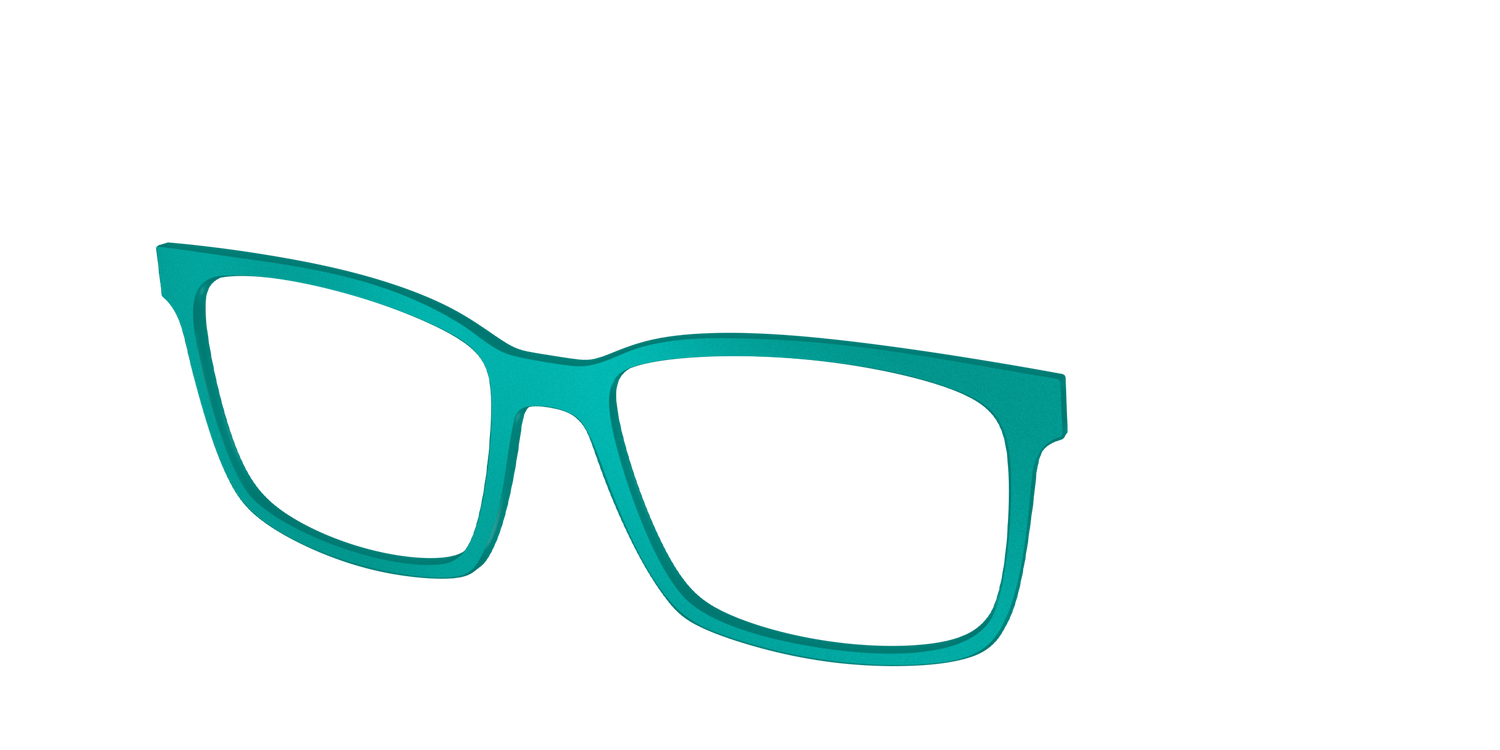The Matte Jade - Angle Top Image - Pair Eyewear