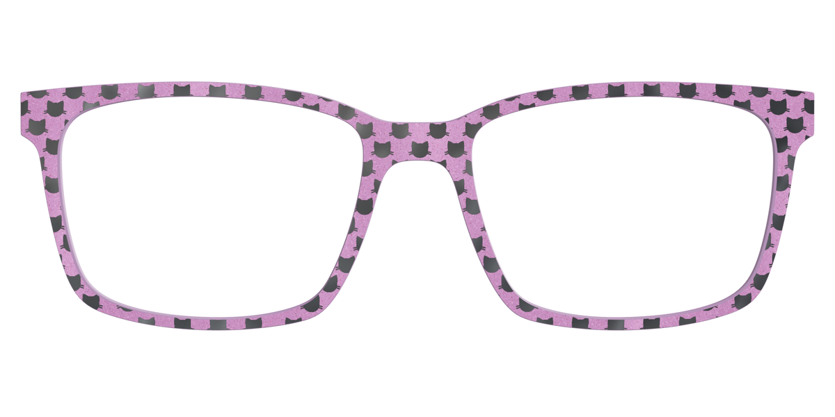 The Mauve Shimmer with Foil Cats - Lifestyle Kirby Top Image - Pair Eyewear