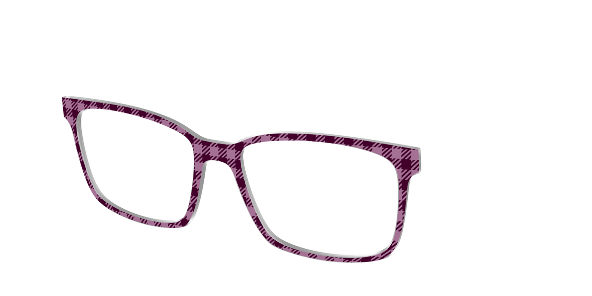 The Merlot Gingham - Angle Top Image - Pair Eyewear