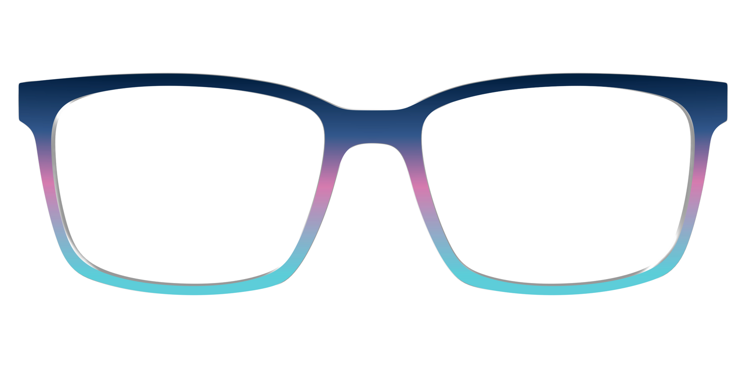 The Midnight to Aquamarine Gradient - Lifestyle Kirby Top Image - Pair Eyewear
