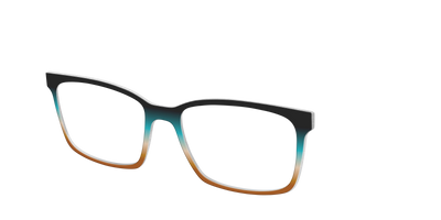 The Onyx to Rust Gradient - Angle Top Thumbnail - Pair Eyewear