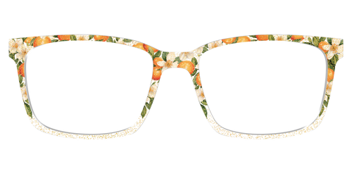 The Orange Blossom Glitter Crystal - Kirby Top - Pair Eyewear