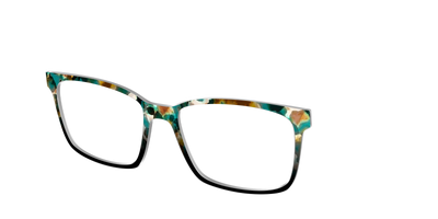 The Oxidized Copper Tortoise - Angle Top Thumbnail - Pair Eyewear