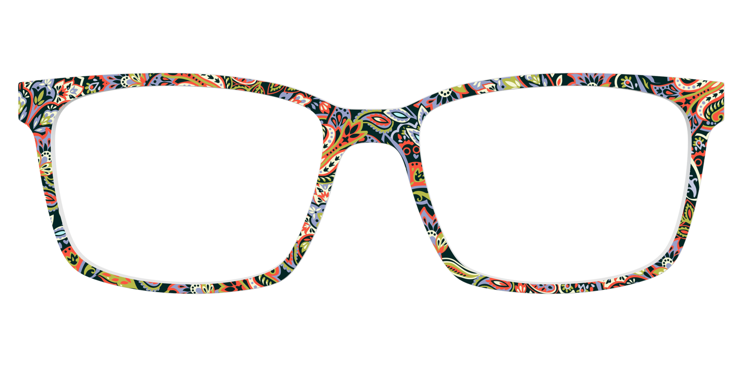 The Paradise Paisley - Lifestyle Kirby Top Image - Pair Eyewear