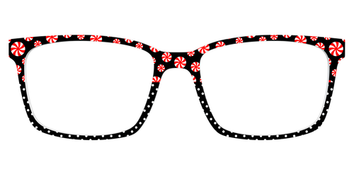 The Peppermint Pin Dot Split - Kirby Top - Pair Eyewear
