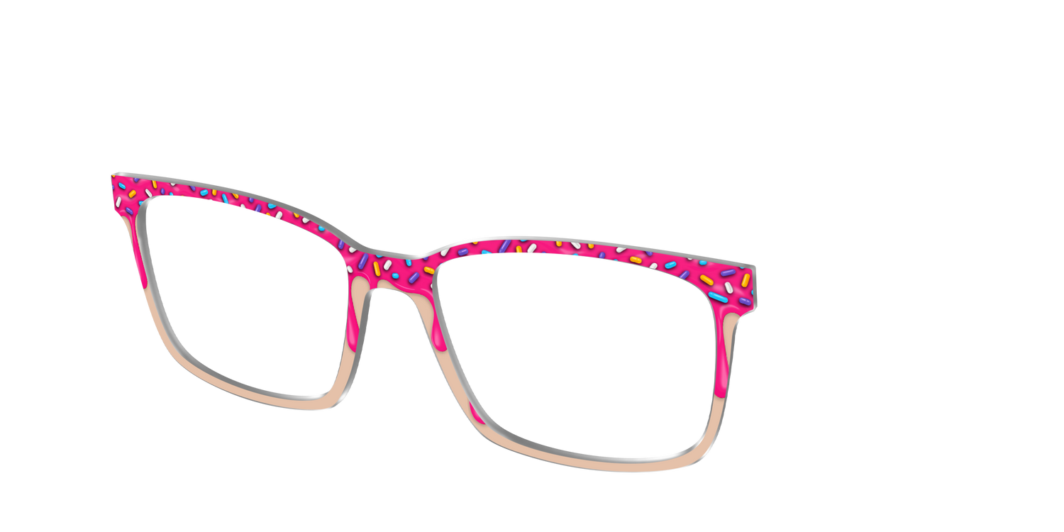 The Pink Pastry - Angle Top Image - Pair Eyewear
