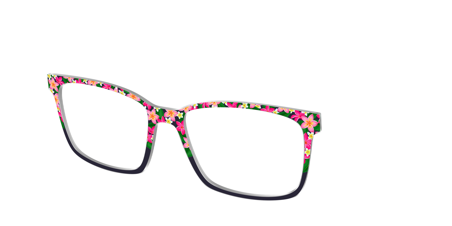The Plumeria Crown - Angle Top Image - Pair Eyewear
