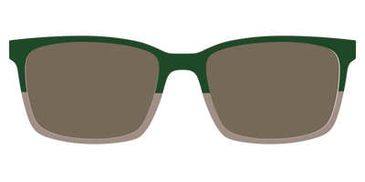 The Polarized Cedar & Sap Crystal Split Sun Top - Front Top Thumbnail - Pair Eyewear
