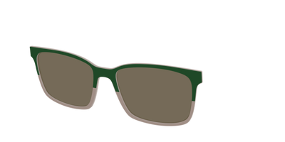 The Polarized Cedar & Sap Crystal Split Sun Top - Angle Top Thumbnail - Pair Eyewear