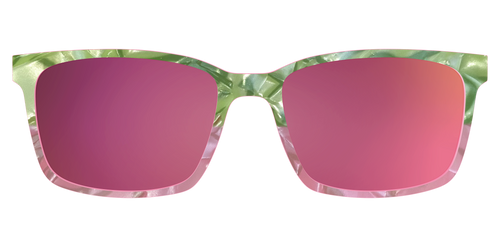 The Polarized Kiwi & Guava Pearl Sun Top - Kirby Top - Pair Eyewear
