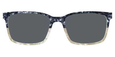 The Polarized Navy to Taupe Pearl Split Sun Top - Front Top Thumbnail - Pair Eyewear