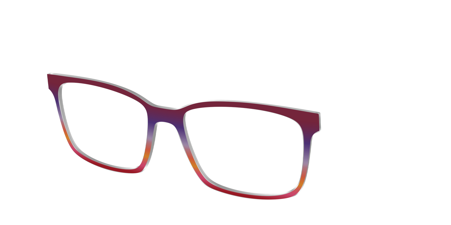The Primary Gradient - Angle Top Image - Pair Eyewear
