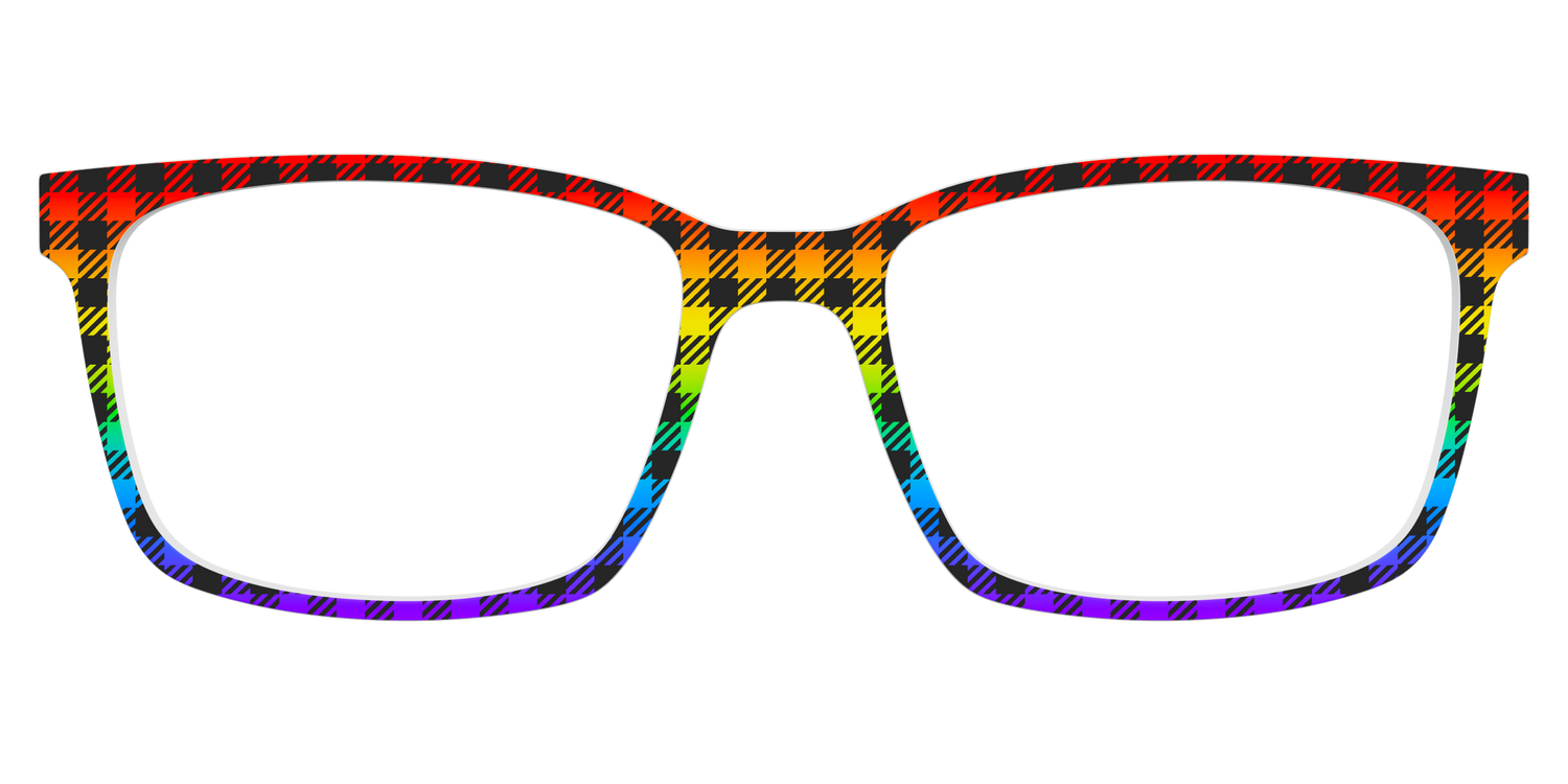 The Primary Plaid - Lifestyle Kirby Top Image - Pair Eyewear