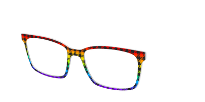 The Primary Plaid - Angle Top Thumbnail - Pair Eyewear