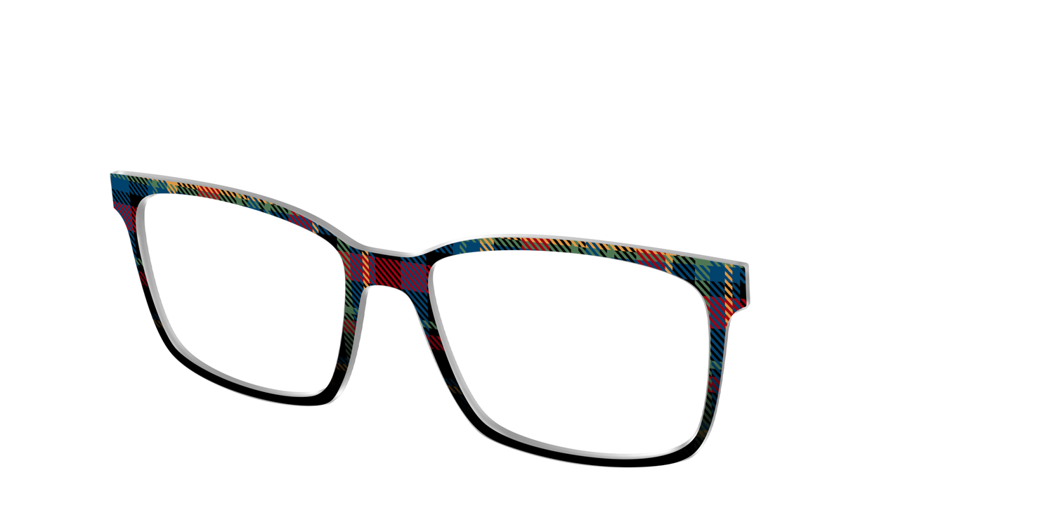 The Principal Plaid - Angle Top Image - Pair Eyewear