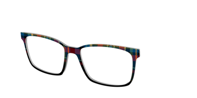 The Principal Plaid - Angle Top Thumbnail - Pair Eyewear