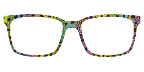 The Rainbow Celtic Chrome - Kirby Top - Pair Eyewear