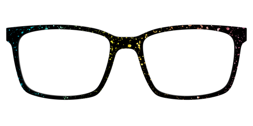 The Rainbow Foil Splatter - Kirby Top - Pair Eyewear