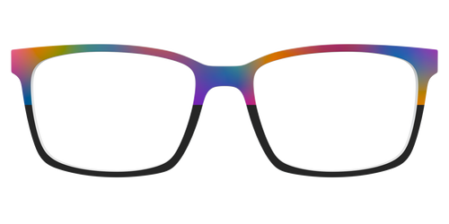 The Rainbow Gradient Split - Kirby Top - Pair Eyewear