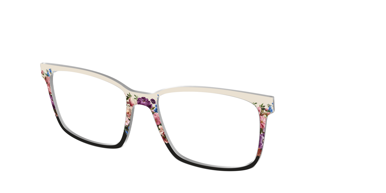 The Romantic Blossoms Split - Angle Top Image - Pair Eyewear