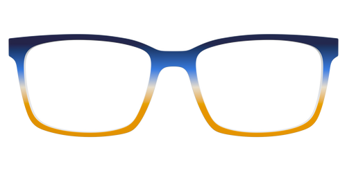 The Royal Blue to Gold Gradient - Kirby Top - Pair Eyewear