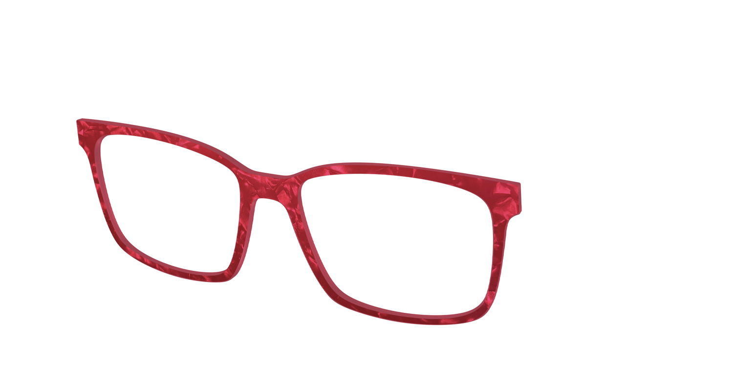 The Ruby Pearl Marble - Angle Top Image - Pair Eyewear