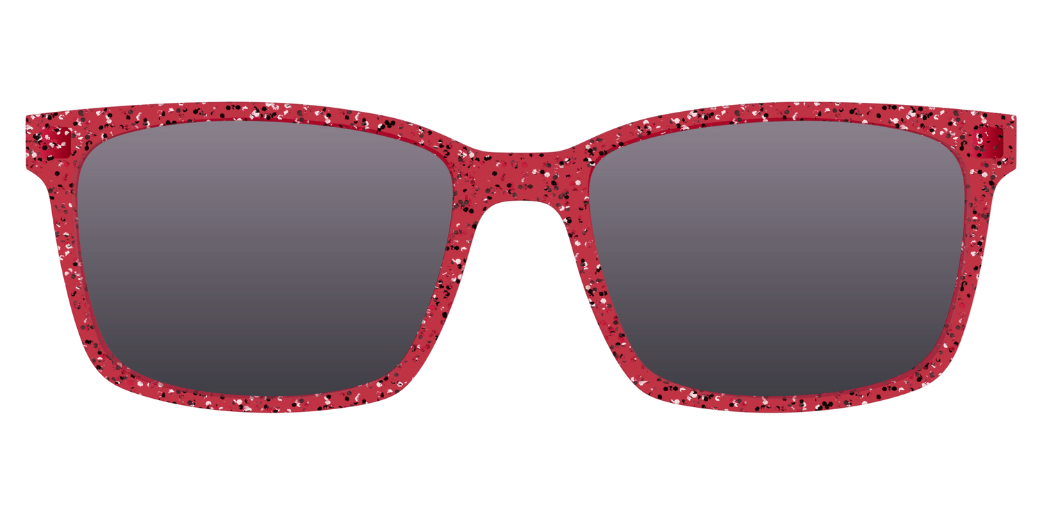 The Polarized Ruby Sparkle Sun Top - Lifestyle Kirby Top Image - Pair Eyewear