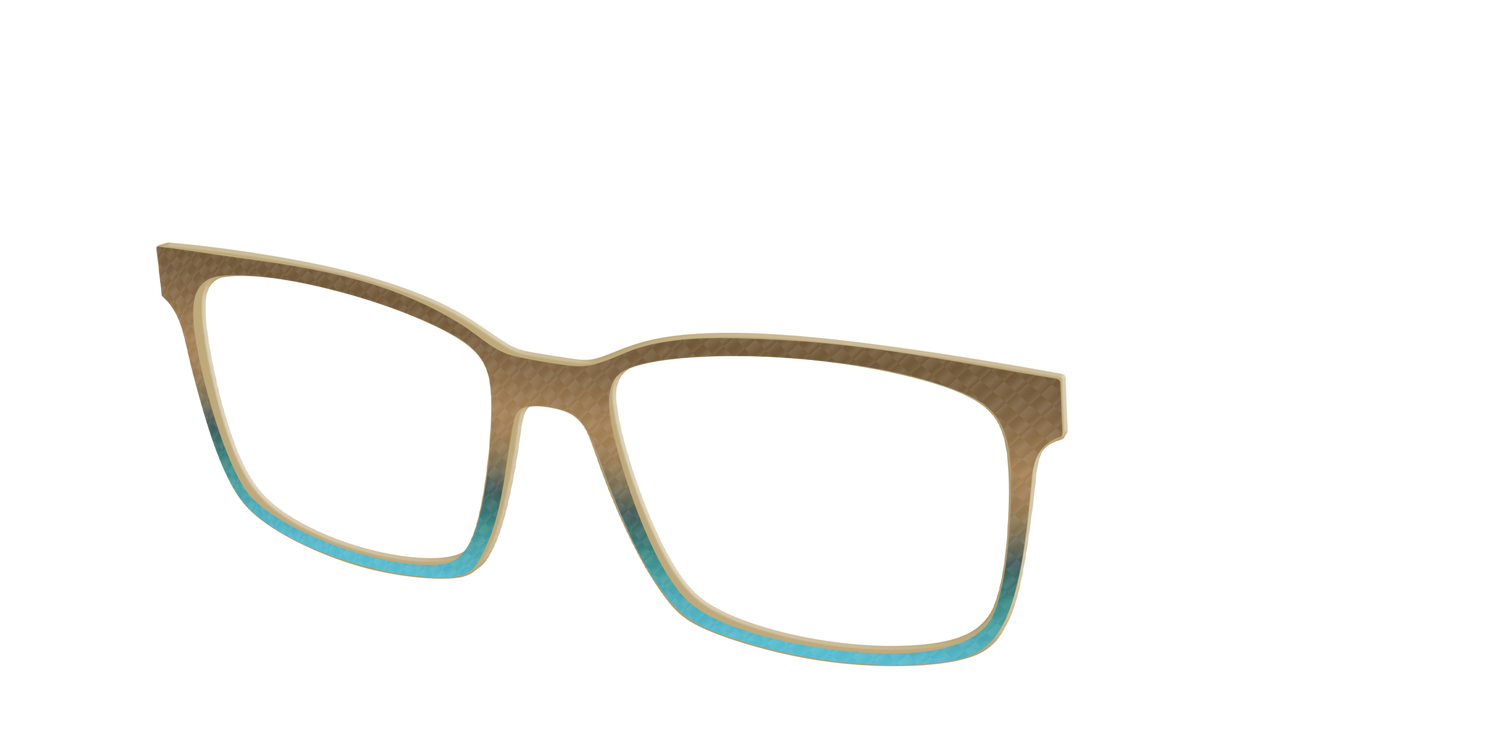 The Sand to Sea Gradient Check - Angle Top Image - Pair Eyewear