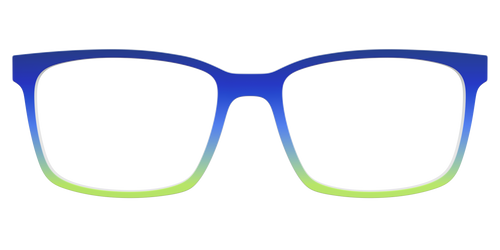 The Sapphire to Chartreuse Gradient - Kirby Top - Pair Eyewear