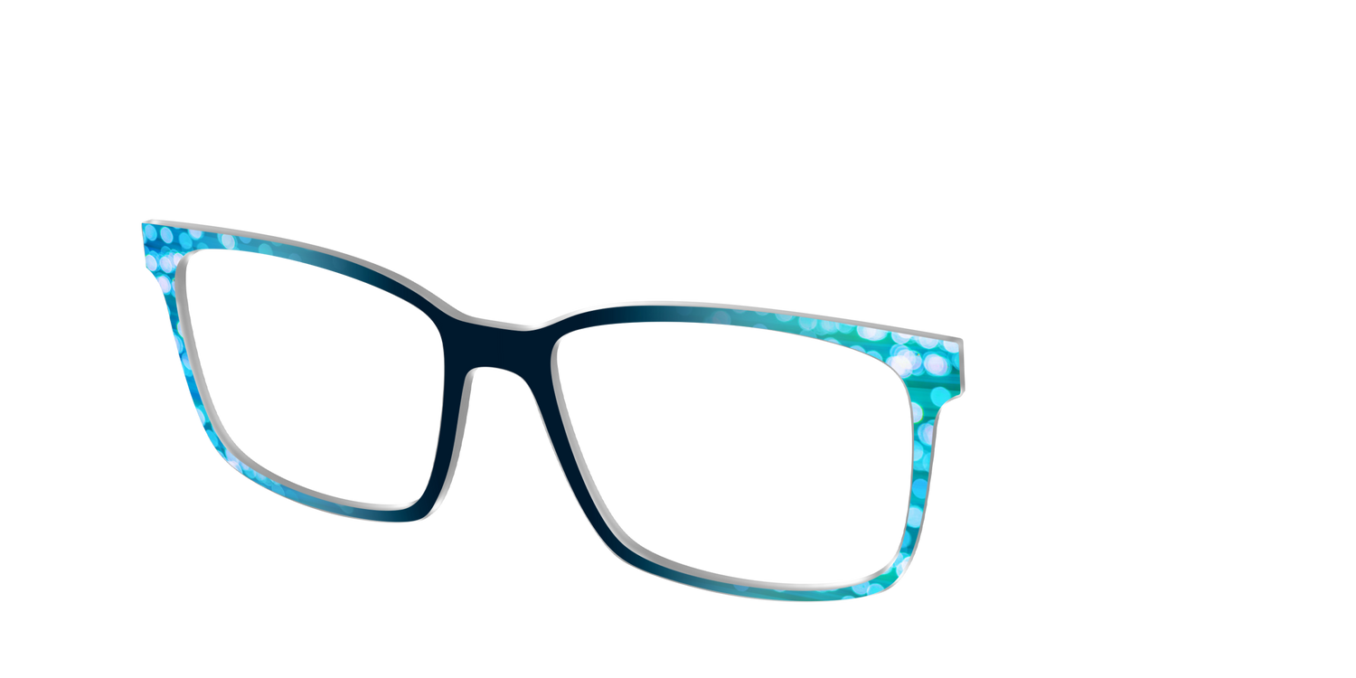 The Sea Foam Bokeh - Angle Top Image - Pair Eyewear