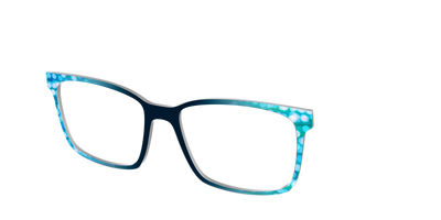 The Sea Foam Bokeh - Angle Top Thumbnail - Pair Eyewear