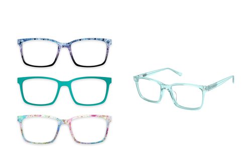 The Kirby - Seafoam Clear - Pair Eyewear