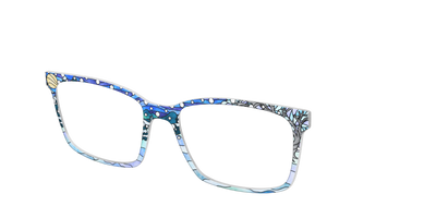 The Snowscape Stained Glass - Angle Top Thumbnail - Pair Eyewear