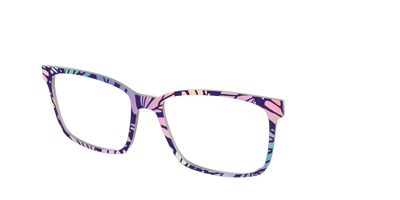 The Sorbet Wings Mosaic - Angle Top Thumbnail - Pair Eyewear
