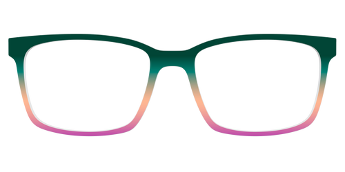 The Spruce to Rosewood Gradient - Kirby Top - Pair Eyewear
