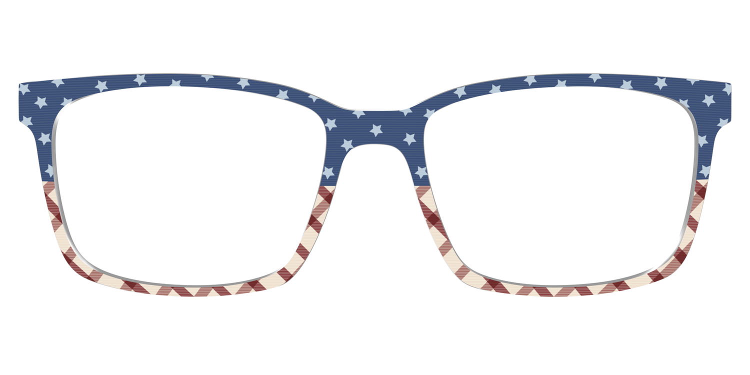 The Starry Gingham Split - Lifestyle Kirby Top Image - Pair Eyewear