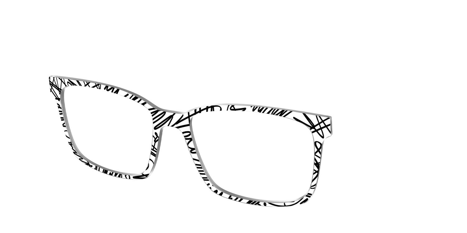The Stylish Scribble - Angle Top Image - Pair Eyewear