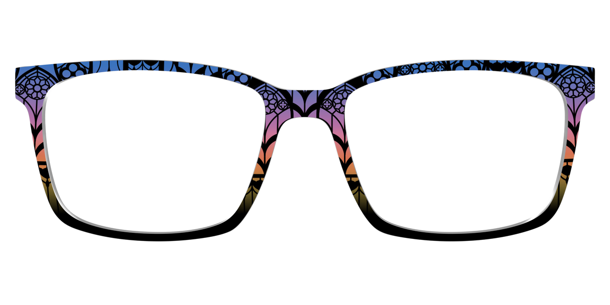 The Sunset Stained Glass - Lifestyle Kirby Top Image - Pair Eyewear