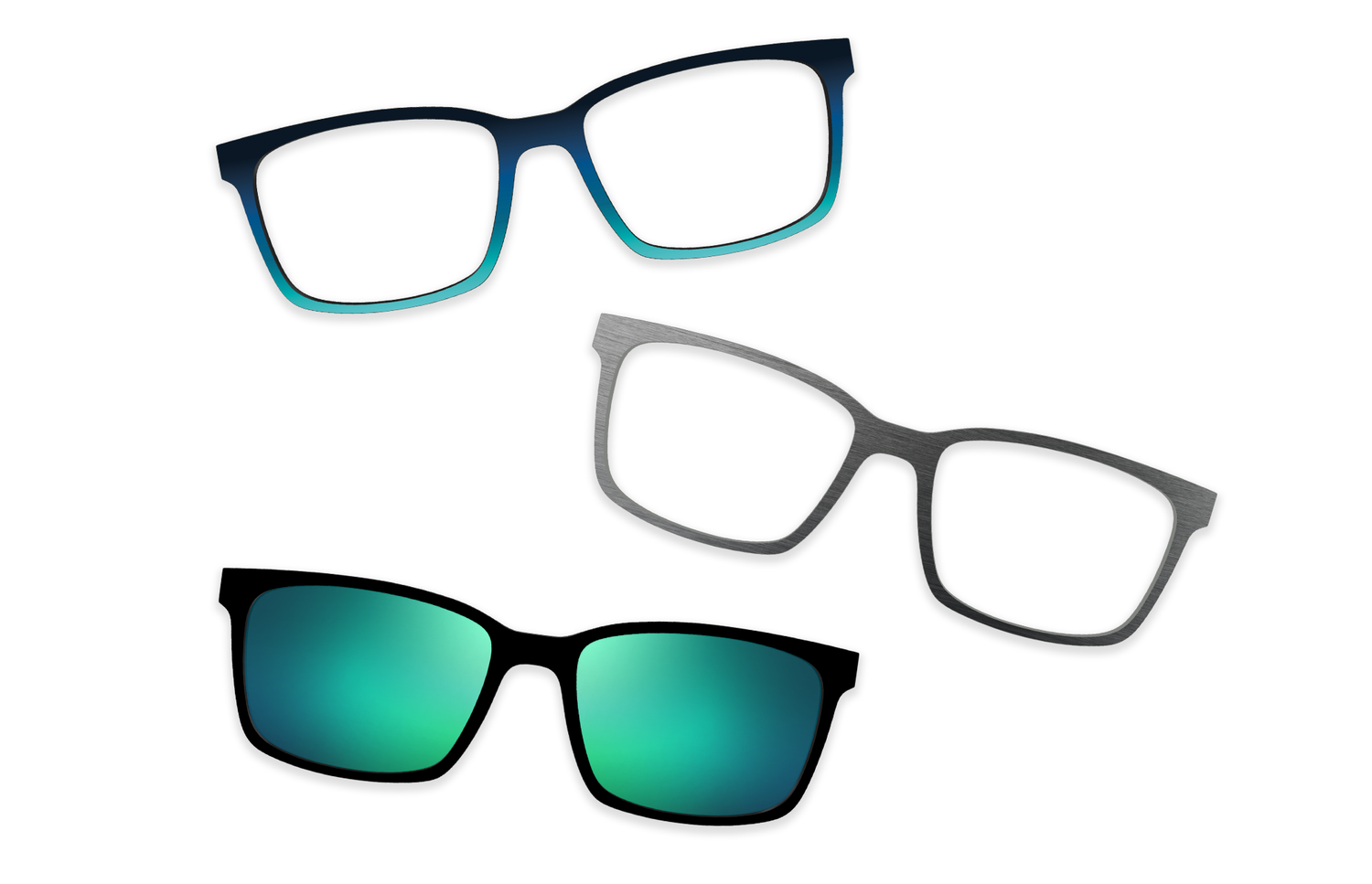 Teal Pearlized Metal - Set - Product Image 6 - Pair Eyewear