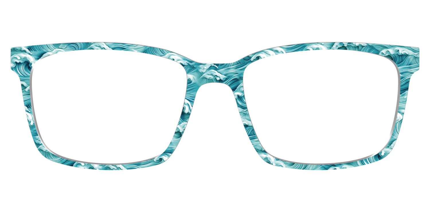 The Teal Tidal Waves - Lifestyle Kirby Top Image - Pair Eyewear