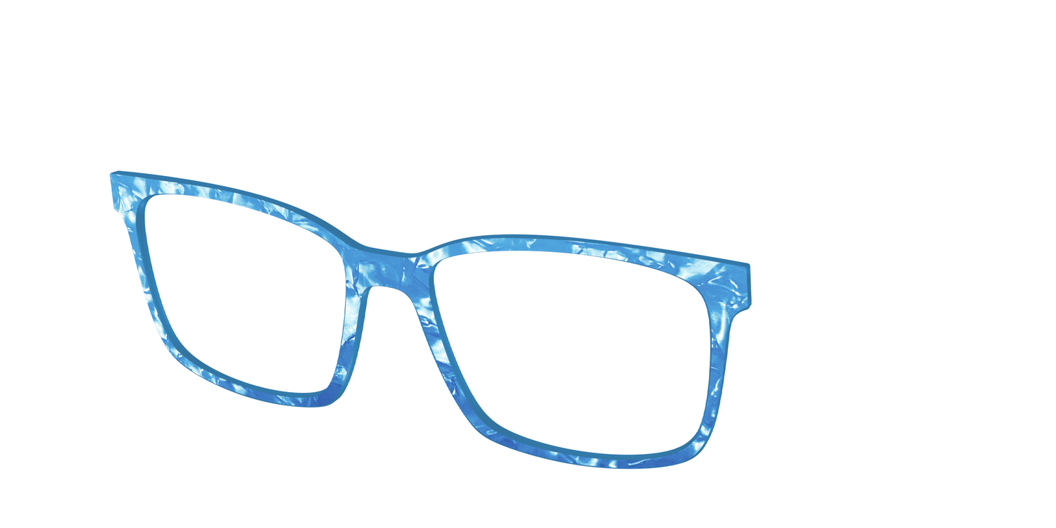 The Topaz Pearl Marble - Angle Top Image - Pair Eyewear