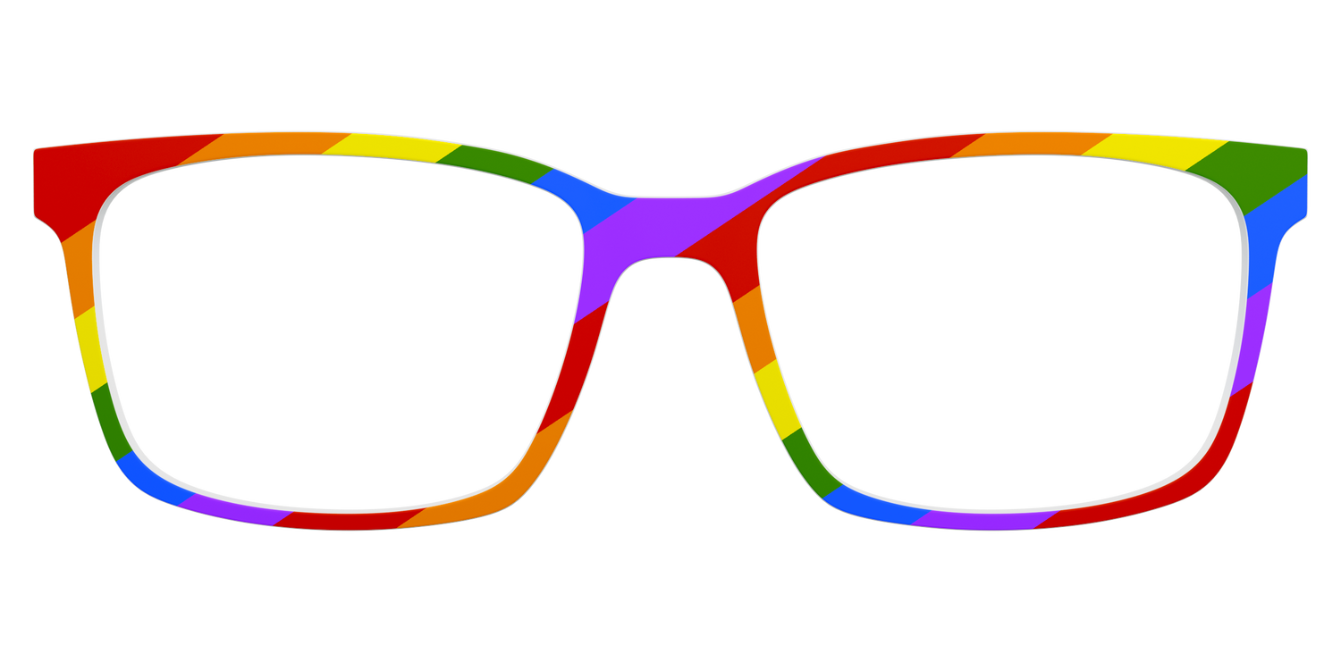 The Traditional Pride Flag - Lifestyle Kirby Top Image - Pair Eyewear
