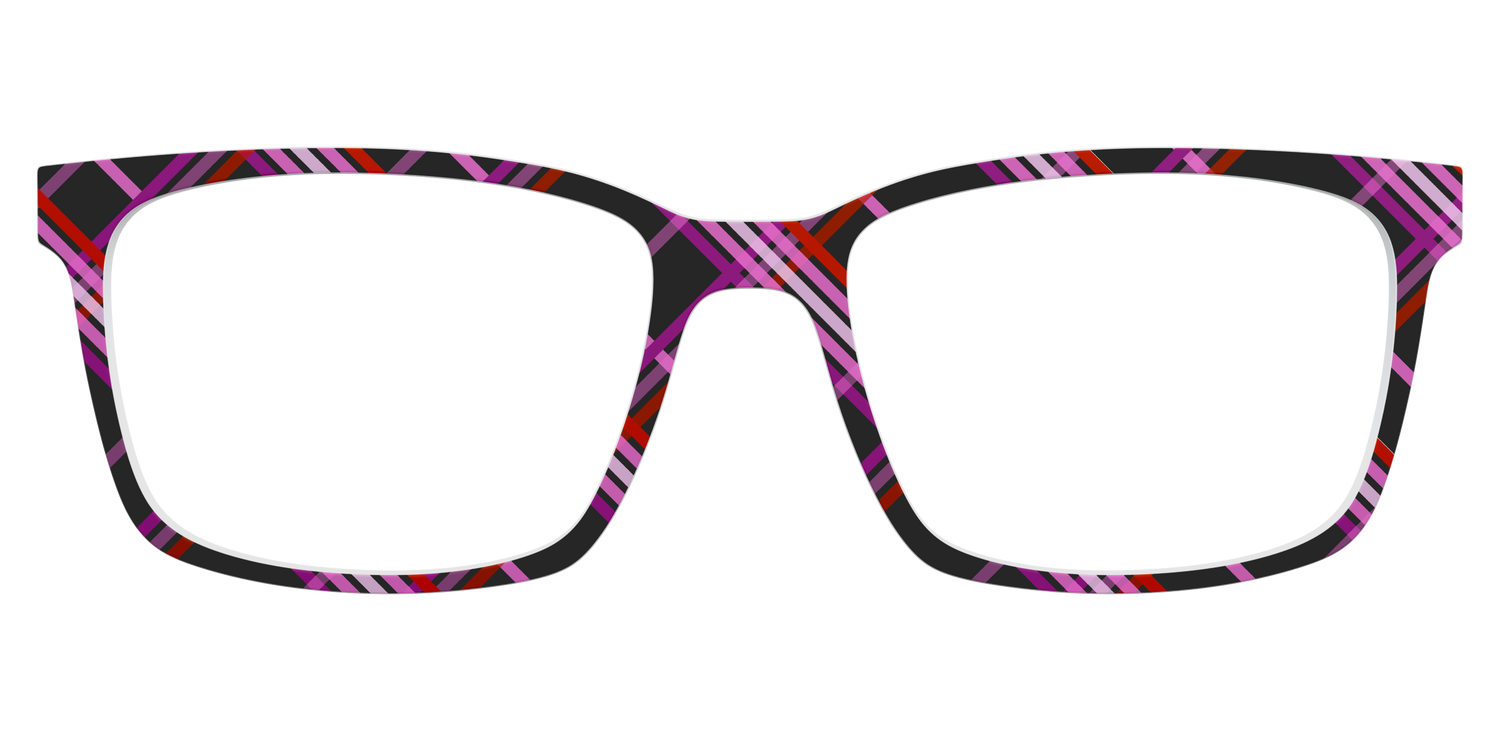 The Valentine Plaid - Lifestyle Kirby Top Image - Pair Eyewear