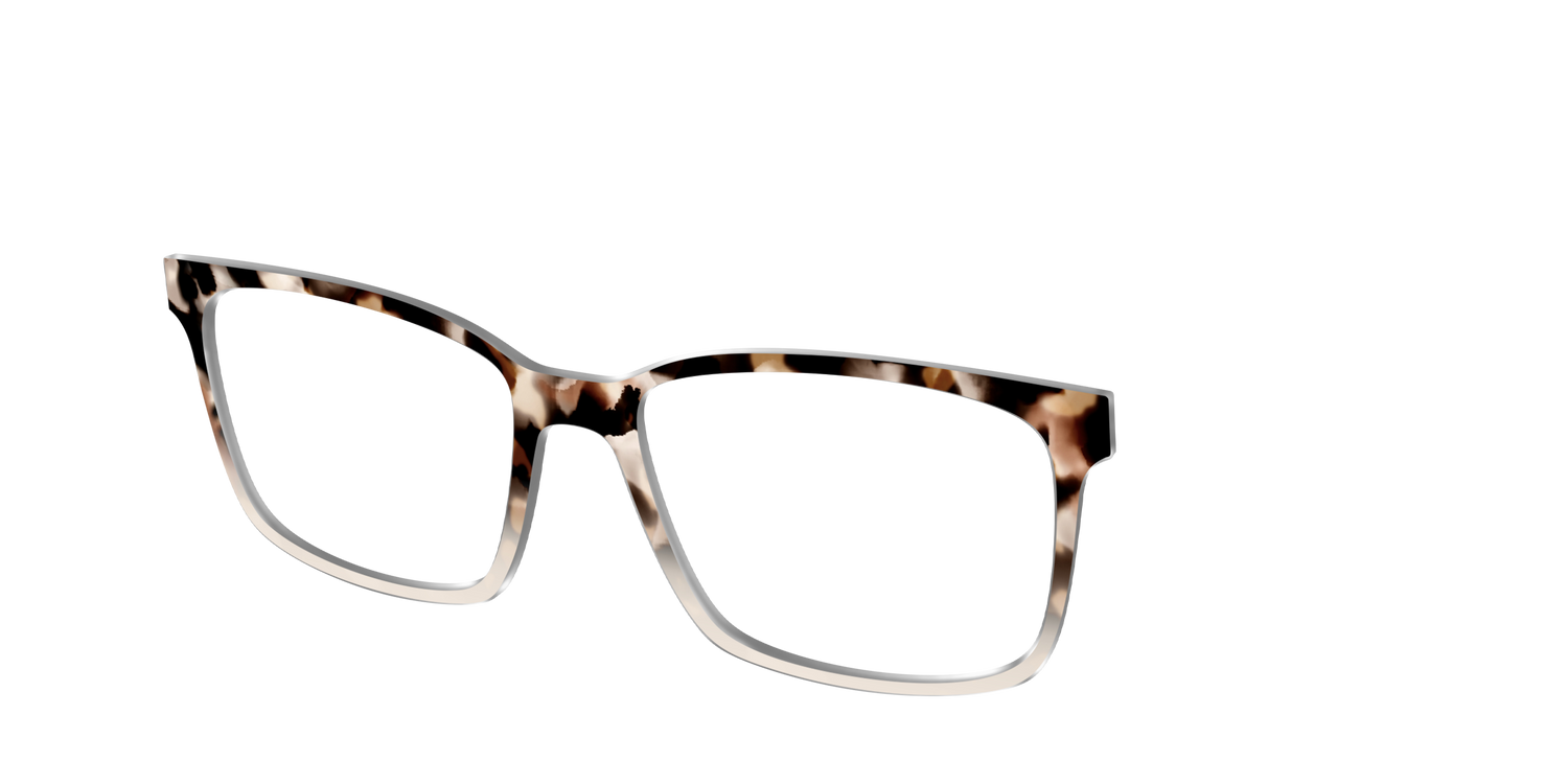 The Vanilla Latte Tortoise - Angle Top Image - Pair Eyewear