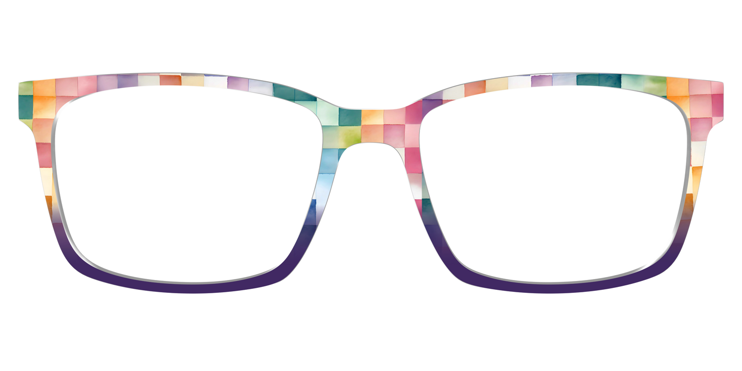 The Watercolor Check - Lifestyle Kirby Top Image - Pair Eyewear