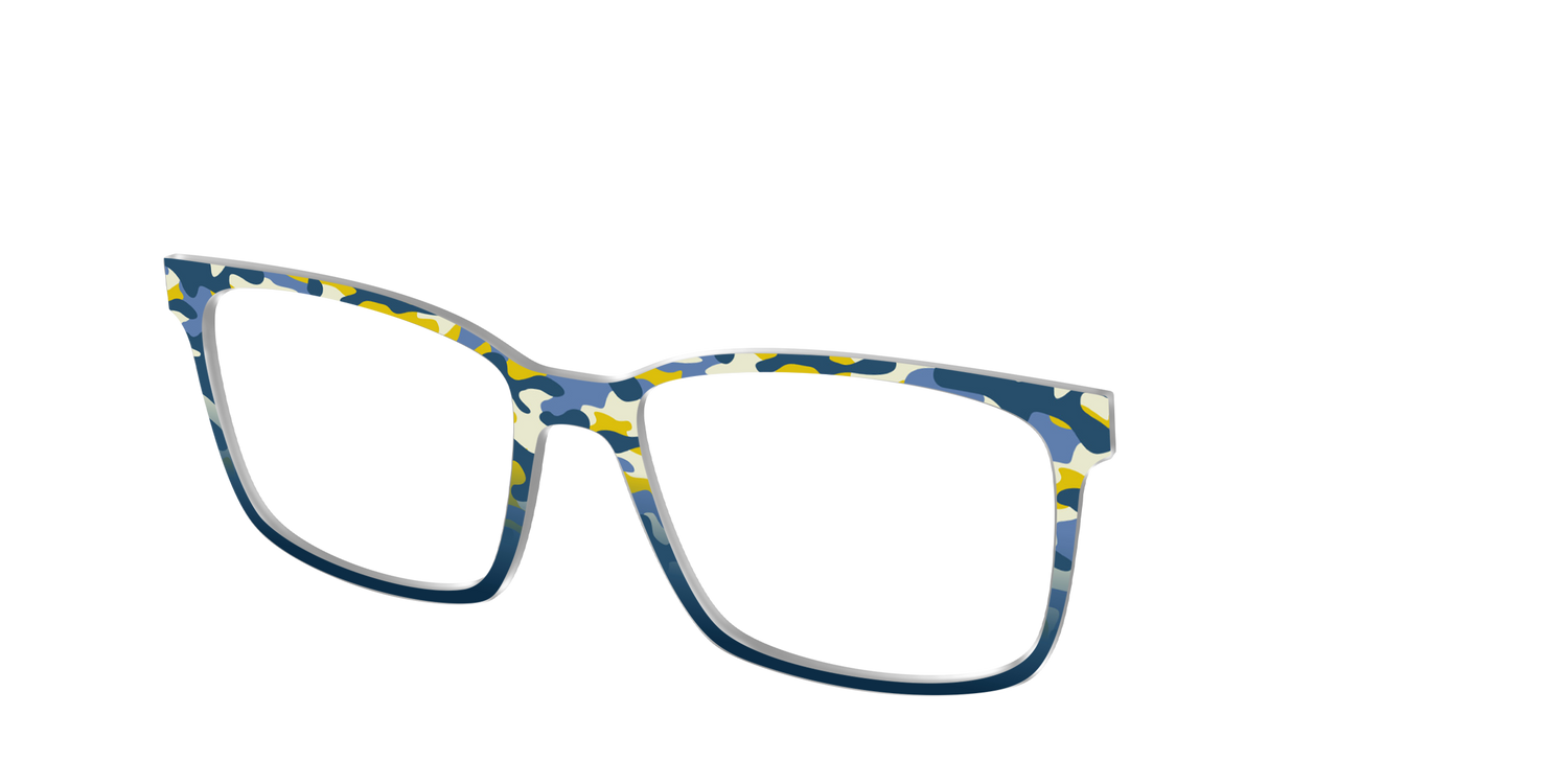 The Waterfront Breeze Camo - Angle Top Image - Pair Eyewear