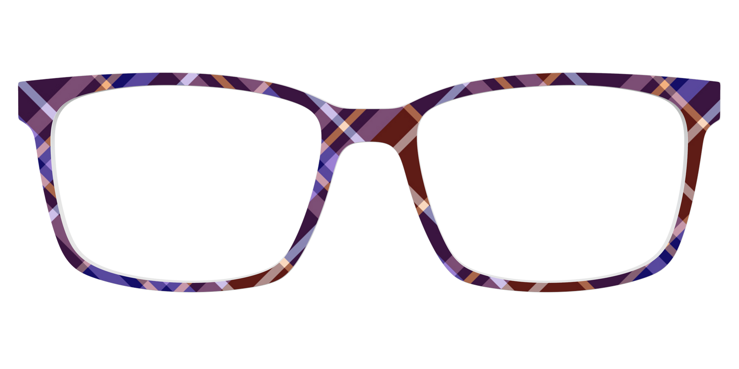 The Water Iris Plaid - Lifestyle Kirby Top Image - Pair Eyewear