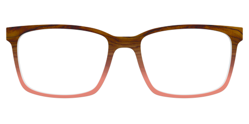 The Woodgrain to Peach Gradient - Kirby Top - Pair Eyewear