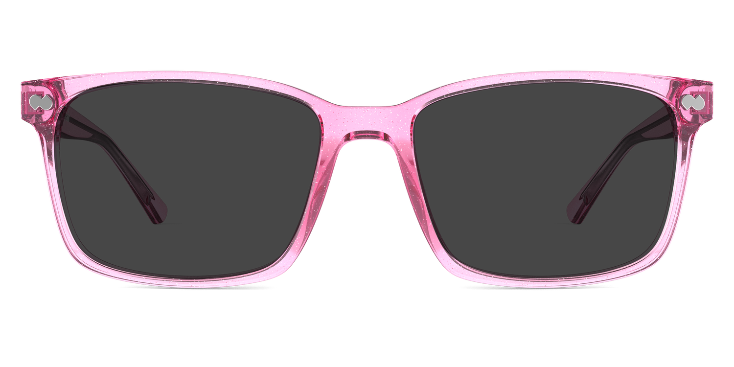 The Kirby - Pink Glitter Clear Sun - Carousel1 - Pair Eyewear
