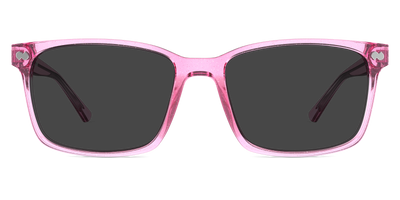 The Kirby - Pink Glitter Clear Sun - Thumbnail1 - Pair Eyewear